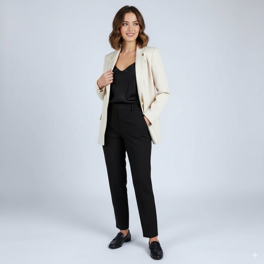 NWT Rumer Jericho Oversize Blazer in Shell Size Small - Picture 4 of 9